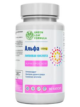 Green Leaf Formula, Альфа-липоевая кислота, капсулы, 90 шт.