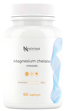NOVOAGE nutrition, Магний (бисглицинат), капсулы, 60 шт.