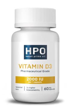HayatPrimeOil, Липосомальный витамин D3, капсулы, 60 шт.