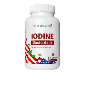 Vitamin Garden, Йод (йодат калия), капсулы, 90 шт.