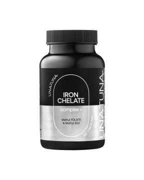 UNATUNA, Комплекс хелатного железа с метафолином и витаминами, капсулы, 60 шт.