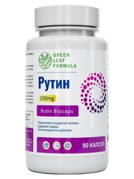 Green Leaf Formula, Рутин (от варикоза), капсулы, 90 шт.
