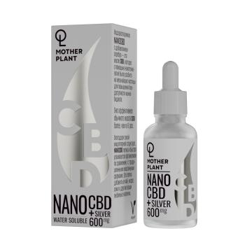 MotherPlant, Водорастворимое NANO CBD + Silver, жидкость, 30 мл