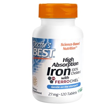 Doctor's Best, Железо (хелат), таблетки, 120 шт.