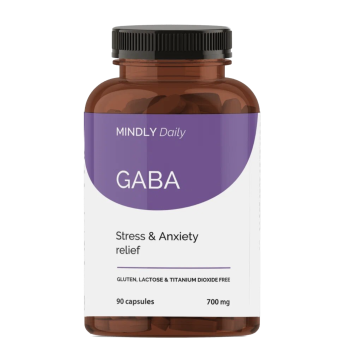 MINDLY, GABA (Гамма-аминомаслянная кислота), капсулы, 90 шт.