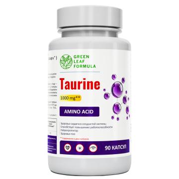 Green Leaf Formula, Таурин, капсулы, 90 шт.