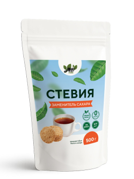 Yappi, Стевия и эритрит, порошок, 500 г