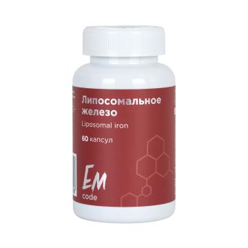 EMcode, Липосомальное железо, капсулы, 60 шт.