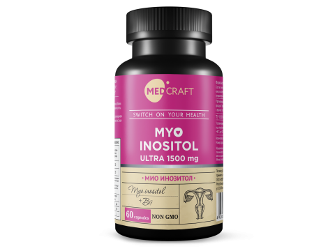 MEDCRAFT, Мио-инозитол Ультра, капсулы, 60 шт.